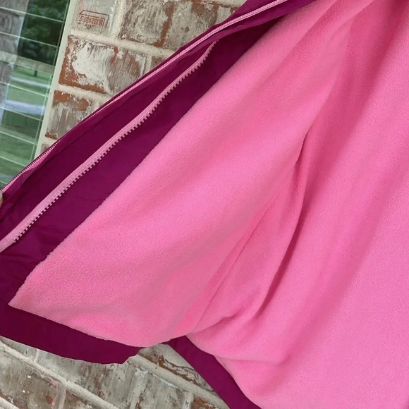 HB Sport Pink ColorBlock Fleece Lined Windbreaker - Picture 8 of 15